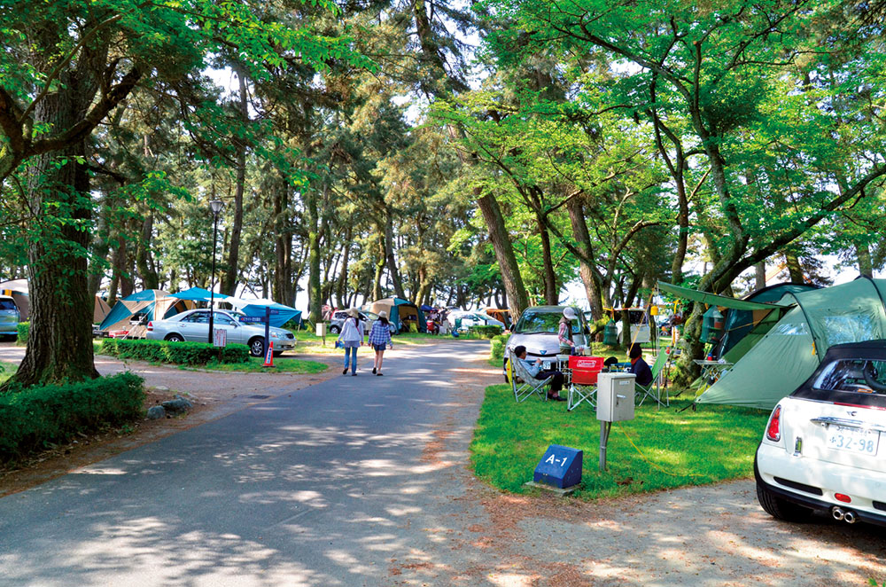 マキノサニービーチ知内浜オートキャンプ場 （滋賀県 高島）